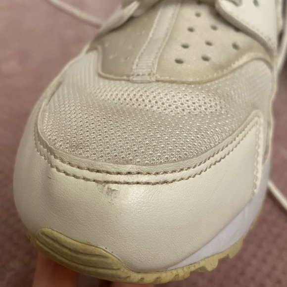 Cream Nike Huarache Sneakers - Picture 7 of 9